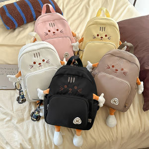 Kangaroo Girl Large Capacity Childrens Cartoon Backpack New Style Student Soft Backpack Casual Spring Outing Cute Hiking Bag