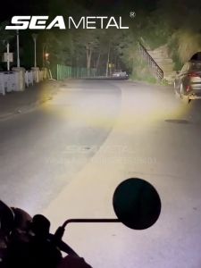 SEAMETAL Lampu LED H6 Laser Hi Lo Lampu Utama Motor LED Laser H6 Berkualitas Dan Super Terang H6 Laser 2 Colour