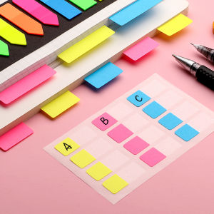 【Free Shipping】120Pcs Korean Index Sticky Notes Transparent Writable Classification Label Sticker Student Office Stationery