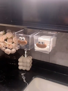 Pull Out Storage Box Drawer-Type Under Mirror Organizer New Shelf