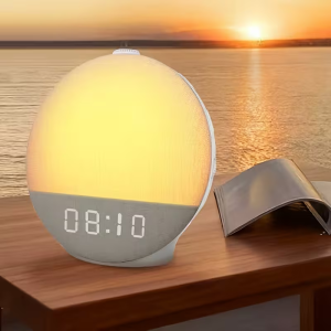 Sunrise Alarm ClockWhite Noise Sound Machine with 30 Soothing SoundsNatural Wake Up Light for Bedrooms Heavy Sleepers Gift