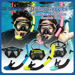 2026 Professional Scuba Diving Mask Diving Breathing Set Anti-Leak Dry Top Anti-Flog Snorkel Set