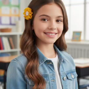 Korean Style Hair Clip for Kids Girl Hair Accessories (Pantali ng Buhok) Color : Yellow Gold (1 PIECE ONLY)