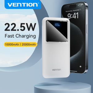 Vention พาวเวอร์แบงค์ 30000mAh Power bank 22.5W Fast Charging 10000mAh PowerBank PD 20W LED Display for iPhone 16 15 14 13 Pro iPad Samsung S23 Xiaomi 12t 11t Mobile Phones ios 20000mah เพาเวอร์แบงค์ พาเวอแบงค์พกพา พาวเวอแบง30000แท้ - Lazada