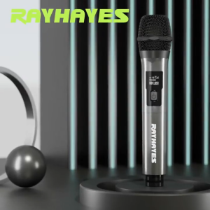 Rechargeable Wireless Microphone Original Dual Handheld Microphone with Receiver Dynamic Microphone for Karaoke