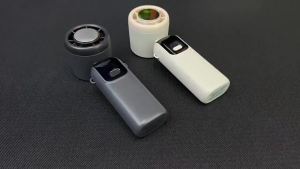 Quạt Cầm Tay Gấp Gọn Tốc Độ Cao Tích Hợp Màn Hình LED Kỹ Thuật Số Sạc Điện Type-C Dùng Cho Ngoài Trời