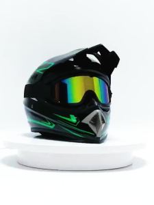 Full Protection Bluetooth Motorcycle Helmet for Kids: Unisex Off-Road Cycling Gear