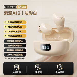 Sony A12 Wireless Bluetooth Earphones Government Subsidy In-Ear Noise Reduction 2025 New Sports Mini Super Long Battery Life