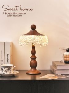 HAOXIANGJIA | Retro Style Nightstand Lamp French Luxury Decorative