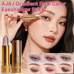 AJAJ Gradient Dual Color Eyeshadow Stick Dual Color Lazy Eyeshadow Stick Fine Shimmer Pearl Makeup 懒人眼影棒