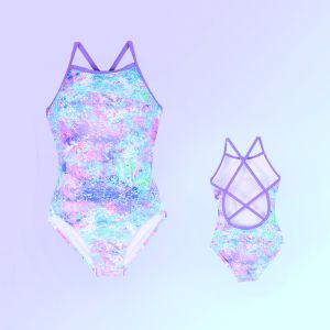 Professional Ladies One-Piece Swimsuit Triangular Racing Competitive Sports Swimming Training Gear Nylon Spandex Fabric No Sleeve