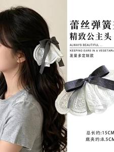 Bow Lace Hair Clip for Updo and Half Up Hairstyles
