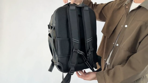 Luxury Edition! 180° Wide Open Luggage Style Backpack! Fit 15.6" Laptop. Wet/Dry Compartment. Black / Gray / Khaki