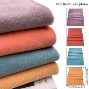 Bộ Vải Nhung Ngắn 1mm 4 Món 100% Polyester Mềm Mại Thoải Mái Dùng Để May Đồ Thủ Công Làm Búp Bê Tự Chế
