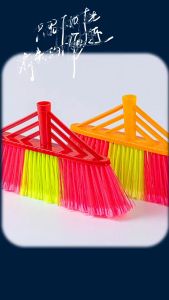 Bán Buôn Nhựa Gỗ Cực Chổi quét nhà vệ sinh Hộ Gia Đình Tay Cầm Dài 5 Hàng Chổi quét nước Nhà Máy Trường Dụng Cụ Vệ Sinh Chổi quét nhà tắm