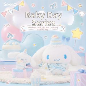 Sanrio | Birthday Series Hello Melody Stuffed Doll and Cushion