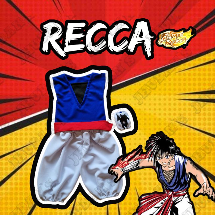 Recca Hanabishi Flame of Recca Inspired Costume - MILESTONES/BIRTHDAY/HALLOWEEN