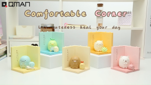 Keepplay Sumikko Gurashi Comfortable Corner Series QMAN Cute Collectibles Japanese Building Blocks Toy Bricks for kids Gift for Girls and Boys Ages 6 years and above