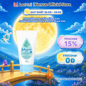 Kem dưỡng da chứa sữa & gạo Johnsons Milk & Rice Baby Cream 50g