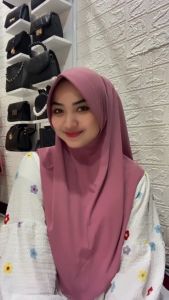 HIJAB BERGO DAILY DZEVADA YOGA//HIJAB INSTAN SIZE S M L JERSEY PREMIUM BEST QUALITY