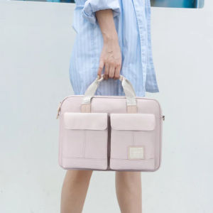 กระเป๋าถือผู้หญิง MINGKE กระเป๋าแล็ปท็อป13 14 15.6นิ้วกระเป๋าหลายใบน้ำหนักเบา