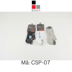 Tất Vớ nam ARISTINO BIZMEN cao cấp cổ ngắn cotton kháng khuẩn tự nhiên thấm hút tốt co giãn 360 độ - CSP07