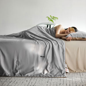 Luxury A-Class 100-Count Tencel Silk Air Conditioning Quilt Set