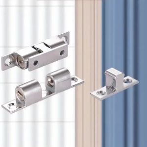 Chốt Cửa Từ Tính Bằng Thép Không Gỉ Có Thể Điều Chỉnh Cho Đồ Nội Thất Công Tắc Khóa Liên Động Khung Tủ Lò Xo Khóa Bóng Lò Xo