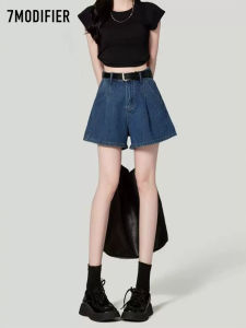 7.Modifier | Quần Short Jeans A-Line Xòe Phong Cách Cao Waist