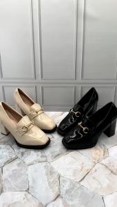 Sepatu Heels Platform Mules Fashion Korea H4283
