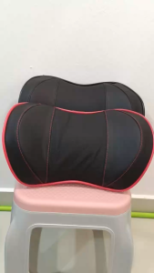 3D PU Leather Breathable Headrest Pillow Memory Foam Sponge Car Head Neck Rest Back Support