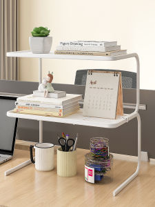 Multi-layer Office Desk Organizer Rack นักเรียน เดสก์ท็อปขนาดเล็กชั้นวางของตู้หนังสือตู้ Partition ชั้นวาง