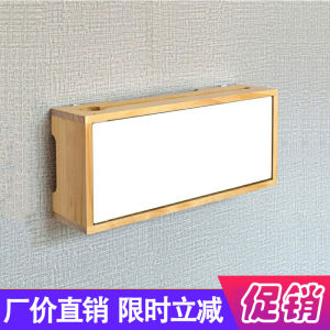 Living Room Wall Mounted Wood Storage Box Decorative Cover for Power Strip Router Organizer Creative Cable Management Rack