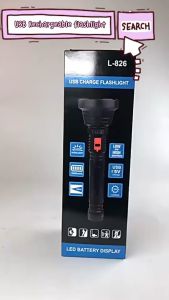 Senter LED Super Terang Jarak Jauh Anti Air Flashlight Pocketman Lampu Senter LED Jarak Jauh Super Terang USB Xenon Super Terang Bisa Buat Outdoor Camping Hiking Memancing Berkemah Mendaki GRATIS SENTER BESI XML T6 ZOOM