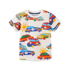 Jumping Meters | Jumping Meters Rocket Short Sleeve T-Shirt 2-7T Educational Summer Costume Top for Kids Boys Girls Toddler Educational Clothing