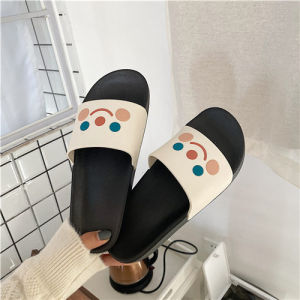 Korean Style Flat Bottom Slippers Indoor Home Womens Slippers Anti-Slip Summer Cartoon Cute Slippers Guo De Brand