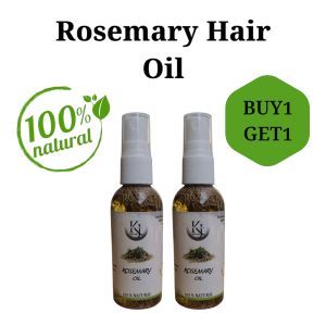 BUY1 GET1 Rosemary Oil Growth Hair asli 100% Original 60ml X2pcs