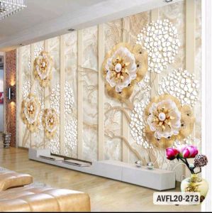 Promo Wallpaper Dinding Bunga Custom 3D Katalog 5 - Wallpaper dinding 3d motif bunga kekinian