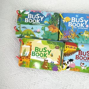 1-4 Year baby Busy Books for Toddlers Quite Book Kids Educational Learning Toy Activity Book 4Themes