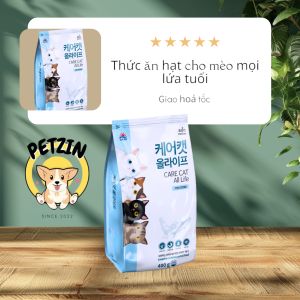 Thức Ăn Hạt Cho Mèo Care Cat Dành Cho Mèo mọi lứa tuổi