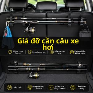Giá Đỡ Cần Câu Cá Treo Tường Cho Ô Tô
