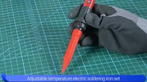 ANENG | Electric Soldering Iron Digital Display 180°C~520°C Adjustable Temperature ANENG SL105 Portable EU Plug Welding Repair 220V Kit