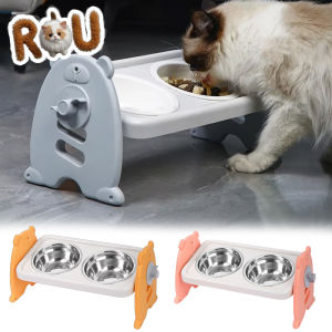 Adjustable Pet Bowl Stand Feeding Stand Cat Bowl Stand Pet Food Stand Dog Food Bowl For Small Dogs And Cats