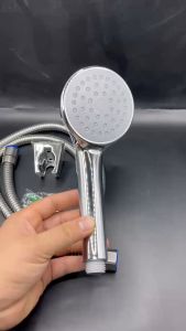 Tay Sen Vòi Hoa Sen Tắm Bộ Sen Tắm Chất Liệu Nhựa ABS Xi Bóng Cao Cấp Ren 21 ST34