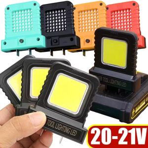 LED Work Light for 20-21V Lithium Battery Cordless Jobsite Spotlight 14W IP67 Waterproof Portable Lamp Outdoor Car Repair Tool
