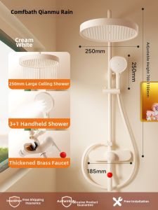 QIANMUYU | Pressure-Enhancing Shower Head Kit