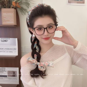 Floral Sash Hairband Womens Integrated Hair Ties Outdoor Wearable Headbands Stylish Hair Accessories Korean Style
