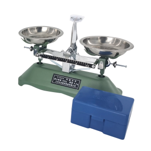 200 Gram Mechanical Balance Scale with Calibration Weights Stainless Steel Weighing Pan for Science
