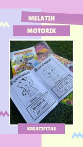 Buku Edukasi Mewarnai Anak Karakter A5