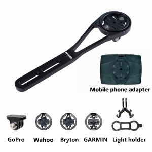 ZRACE Bicycle Computer Out Front Mount Holder for Integrated Handbar/Stem/Handbar IGPSPORT / Garmin/Bryton/GoPro/Mobile Phone